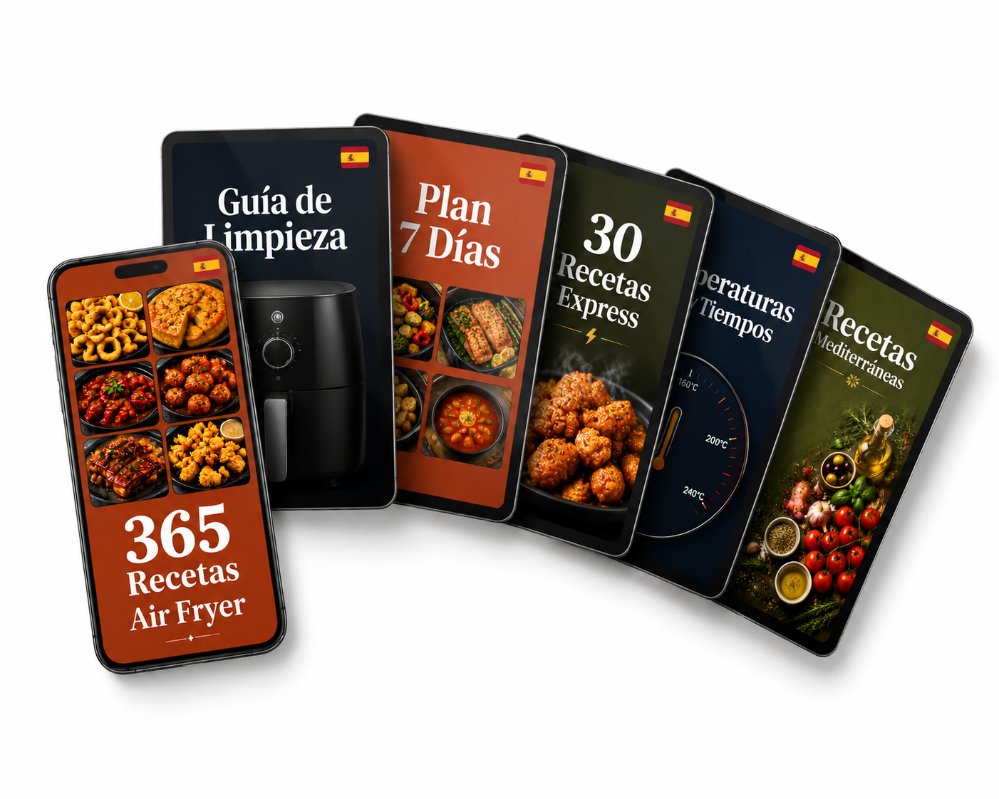 365 Recetas para Air Fryer + 5 Bonos Exclusivos