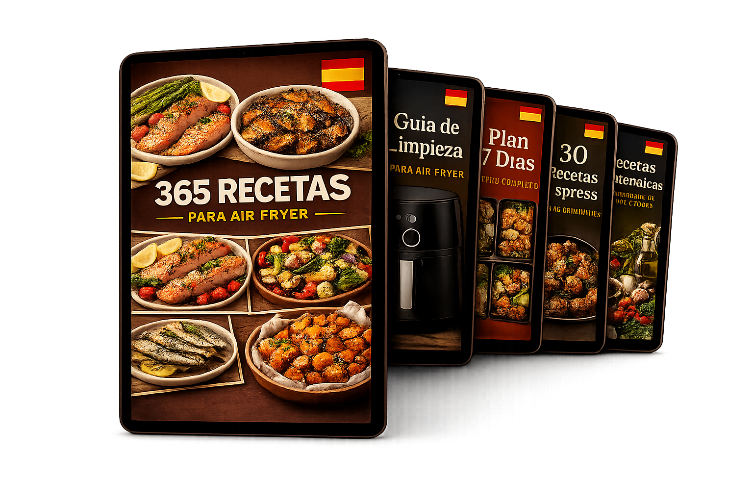 365 Recetas para Air Fryer + 5 Bonos Exclusivos